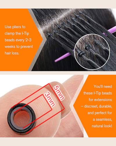 Sunny Hair 22 Inch I Tip Extensions Remy Human Hair Black 50g