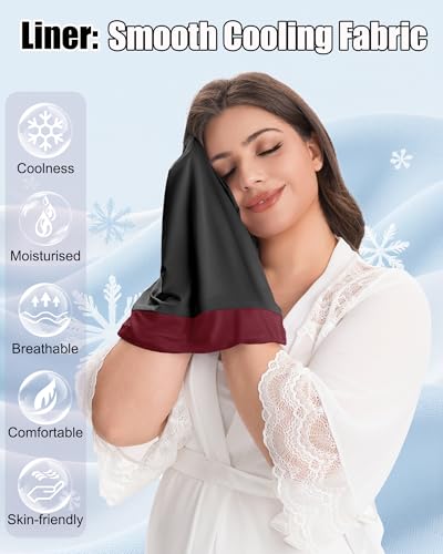 Adjustable Cooling Bonnet for Sleeping - Curly Hair Sleep Cap