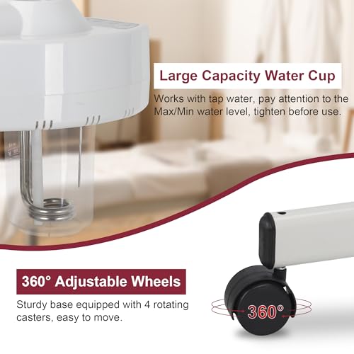 Professional Facial Steamer with Ozone & Wheels