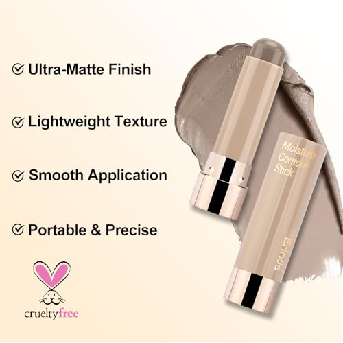 Erinde Cool Toned Contour Stick - Waterproof Face Shaping Makeup, 9g