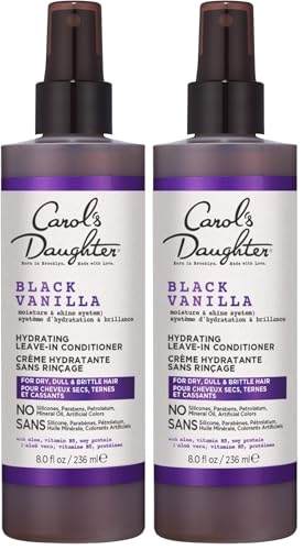 Carol's Daughter Black Vanilla Leave-In Conditioner, 8 fl oz (Pack of 2)