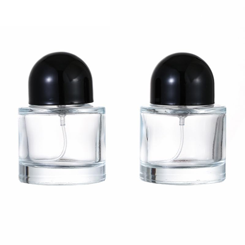 50ml Glass Perfume Atomizer,Clear Refillable Spray Bottle