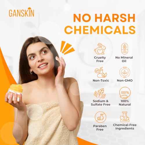 Turmeric Face Cream ? All Natural Skin Brightening Lotion ? Turmeric Whipped Body Butter for Dark Spots, Hyperpigmentation ? Skincare Cleanses, Fights Acne, Evens Tone, Scars, Sun Damage