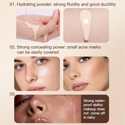 Hydrating Liquid Foundation 45ml - Medium Coverage with Hyaluronic Acid