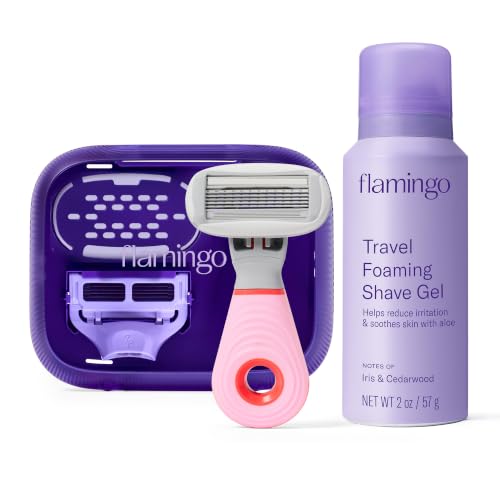 Flamingo Travel Razor Kit for Women - Body & Pubic