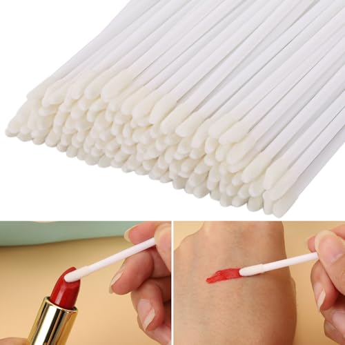 300Pcs Disposable Lip Brushes - Lint Free Lipstick Wands