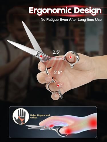 FMPZ Professional Hair Cutting Scissors 5.5" 440C Steel
