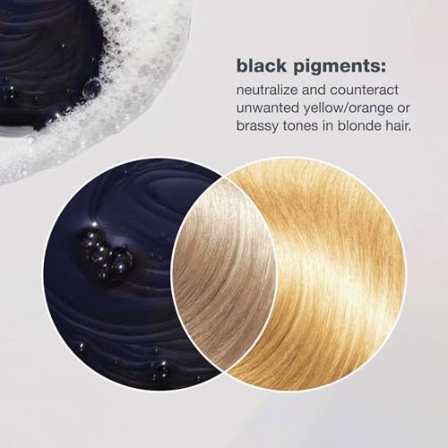 milk_shake icy blond shampoo award winning shampoo with black pigment to cool brassy tones and enhance platinum blonde hair ideal for maintaining icy, ash-toned color