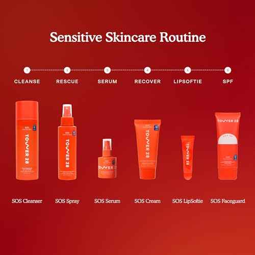 Tower 28 SOS Gel Cleanser + Makeup Remover for Sensitive Skin, Gentle Hydrating pH-Balanced Face Wash Removes Makeup and SPF Without Drying - 150ML