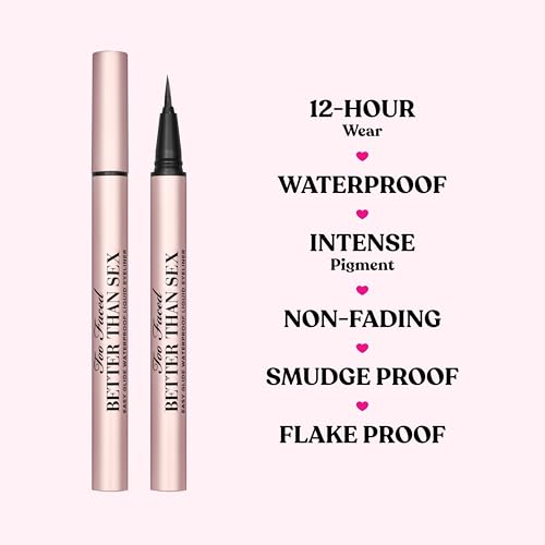 Too Faced Better Than Sex Liquid Eyeliner | Waterproof & Flake-Proof