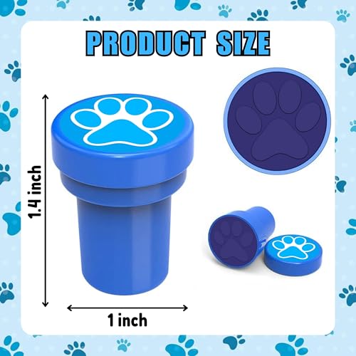 36-Piece Paw Print Party Favors - Stamps & Tattoos