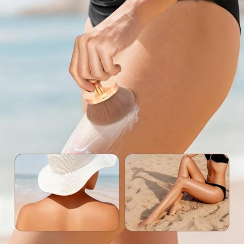 Extra Large Oval Tanning Brush for Body & Face - 74mm