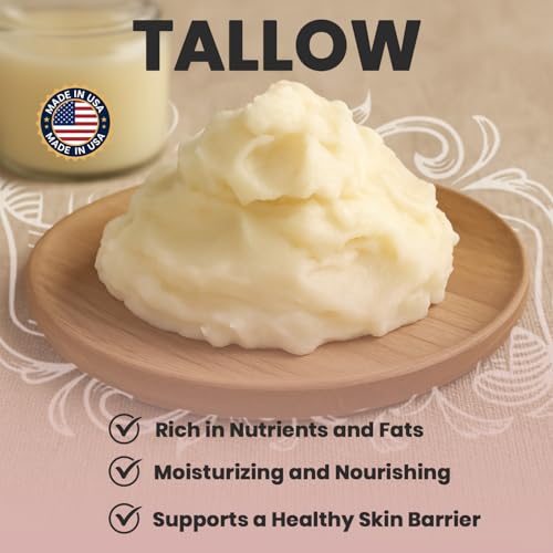 Wholly Kaw Organic Ghee, Tallow and Calamine Soap Bar with Natural Ingredients. Clean Label. Unscented. Fragrance free Face & Body - for Men, Women & Teens. Gentle Body Soap for sensitive skin 4.0 oz
