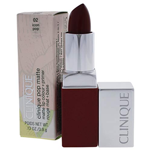 Clinique Matte Lip Colour + Primer No. 02 Icon Pop 0.13 Oz
