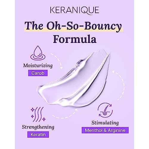 Keranique Volumizing Shampoo - Hair Thickening for Fine & Thinning Hair - Keratin Enriched, Scalp Cleansing, Sulfate-Free, Color-Safe Volume Shampoo