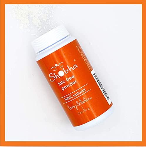 Shobha Talc-Free Pre-Wax Powder, 2oz – Natural Body Powder