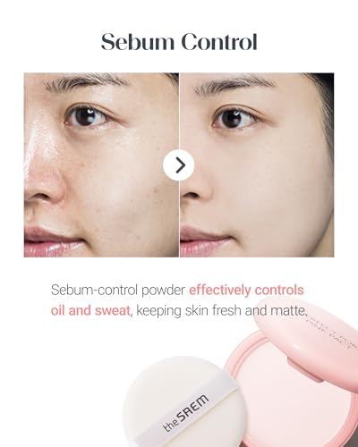 THESAEM Saemmul Perfect Pore Pink Pact - Sebum Control Pressed Powder 12g