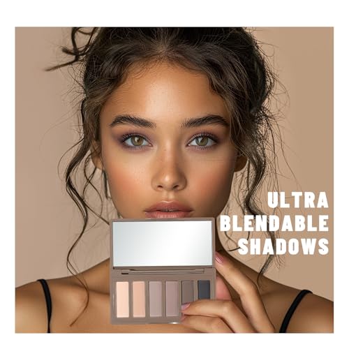 SUSIKEKI Mini Eyeshadow Palette - 6 Shades Neutral Nude