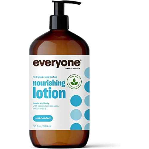 EO Essential Oil Products Everyone Lotion Unscented -- 32 fl oz - 2pc