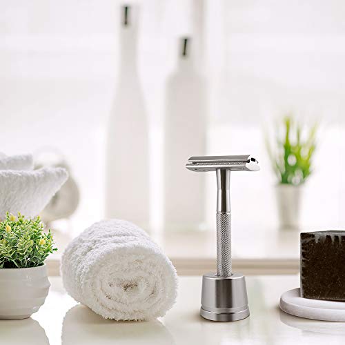 Bambaw Rainbow Safety Razor Stand | Razor Holder Stand | Straight Razor Stands does not fit all Safety Razors | Double Edge Safety Razor Stand | Shaver Holder Stand Razor Base |Single Razor Stand