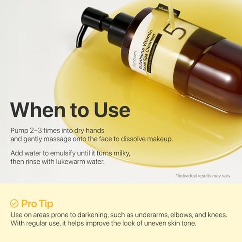 Numbuzin No.5 Cleansing Oil – Glutathione & Vitamin C