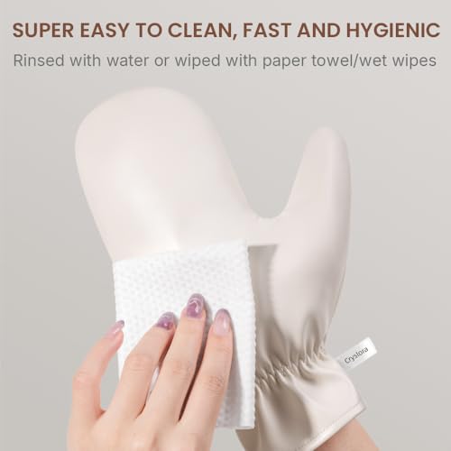 Lotion Applicator Mitt - Reusable Self Tanning Glove by Cryslora
