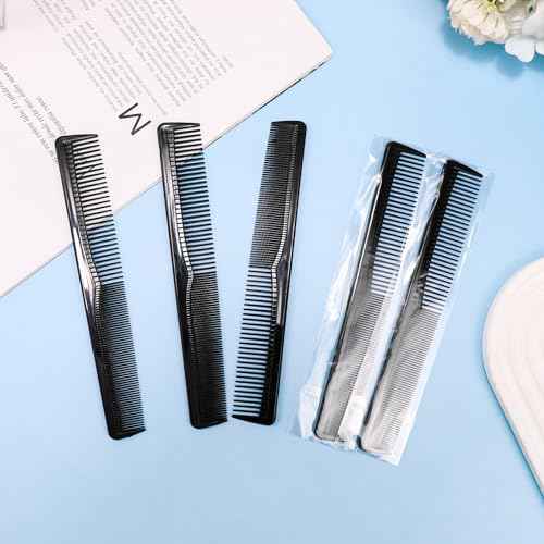 Disposable Combs in Bulk Individually Wrapped Widen and Fine Combs Straight Hair Combs for Women Men Long Handle Beauty Combs for Homeless, Hotel, Nursing Home (7in x 4in, Count, 50)