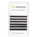 OLLOLASHES Bottom Lash Extensions J Curl 0.05mm Thick 5-7mm Mixed Length for Salon Use