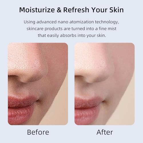 Microtree Nano Facial Steamer - Rechargeable Oxygen Mist Sprayer