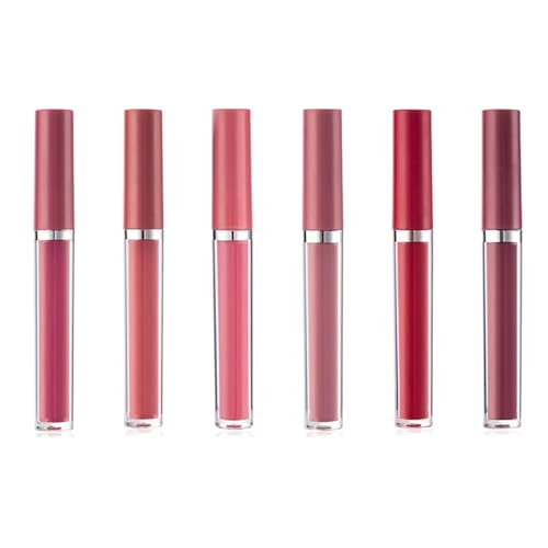 Matte Liquid Lipstick Set, 6Pcs Waterproof Long-Lasting Velvet