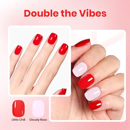Beetles Little Chili Red Nail Polish - Quick Dry, High Gloss, Long-Lasting