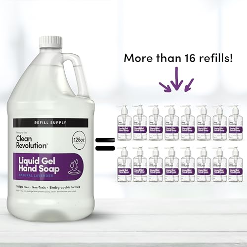 Clean Revolution Liquid Gel Hand Soap Refill 128 oz