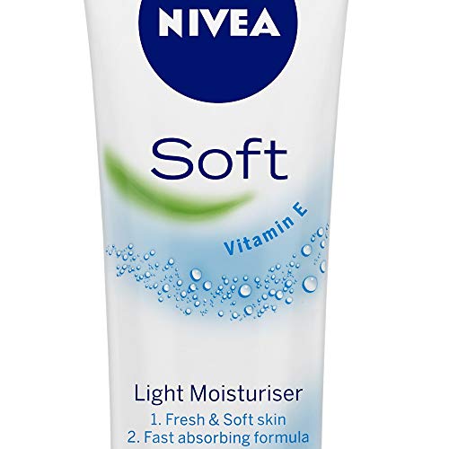 NIVEA Soft Moisturizing Creme 2.60 oz (Pack of 6)