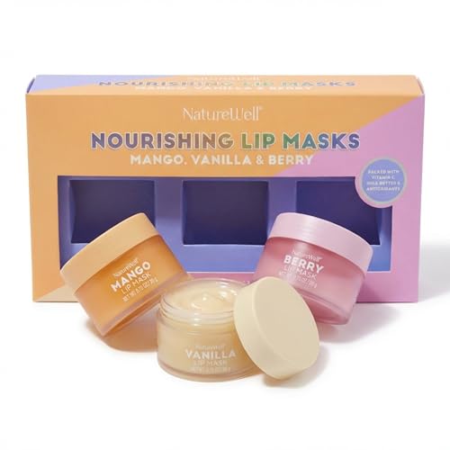 NATURE WELL Hydrating Lip Mask Variety Pack - 3 Scents