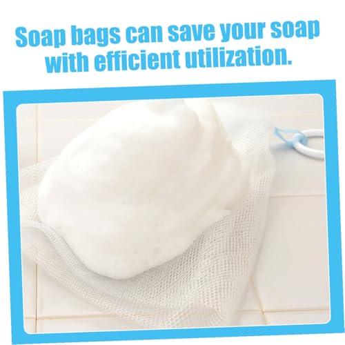 4-Pack Soap Foaming Net Bags for Face Cleansing