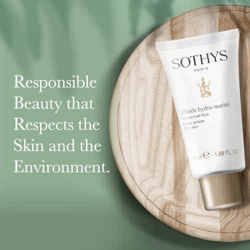SOTHYS Hydra-Matt Fluid | Matte Face Moisturizer for Women | Daily Hydration with Niacinamide | For Combination to Oily Skin