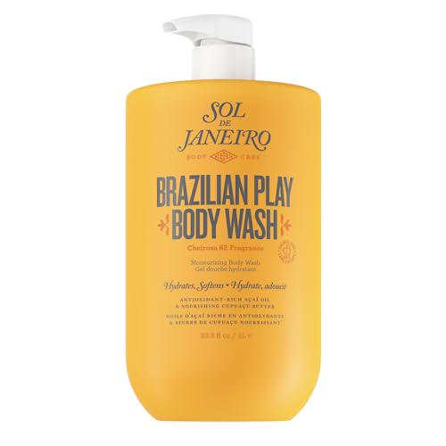 Sol de Janeiro Brazilian Play Body Wash | Moisturizing Shower Gel in Cheirosa 62 Scent