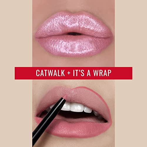 Runway Rogue ¡®Sex Symbol¡¯ Frosted Maple Brown-Sugar Silk Glam Long Wear Liquid Lipstick Bundle with ¡®Trendsetter¡¯ Matte Soft-Mocha Designer Liner Lip Liner