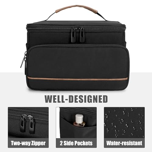 CURMIO Barber Travel Case for Andis, Hatteker, Oster Clippers