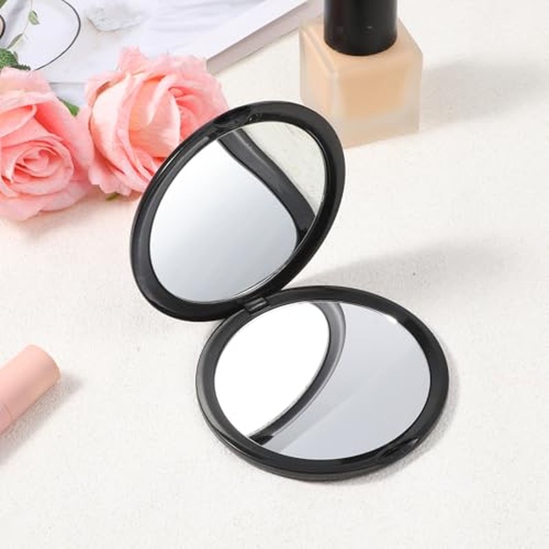 Double-Sided 1X/20X Compact Magnifying Travel Mirror