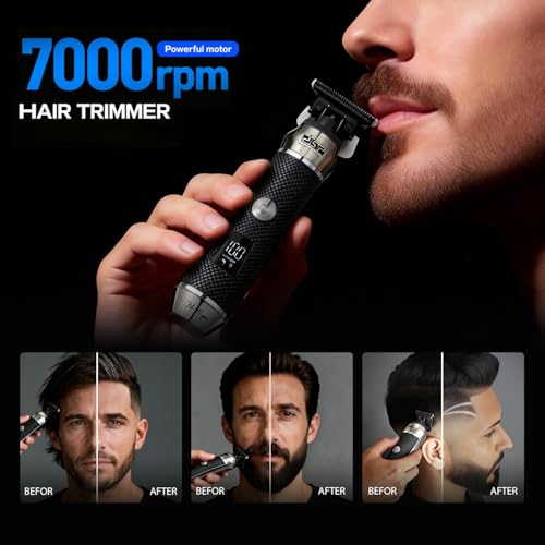 DSP Zero-Gap T-Blade Trimmer for Men | Cordless, 200+ Min Runtime