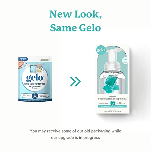 Gelo® Foaming Hand Soap Value Pack | 80oz Refill + Reusable Bottle (Lemon, Basil & Geranium)