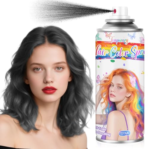 Black Temporary Hair Color Spray for Kids & Teens - 4.06oz