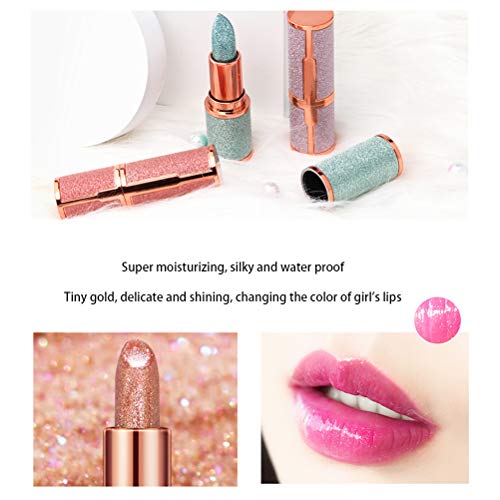 Glitter Star Long-Lasting Lipstick - Moisturizing Creamy Formula