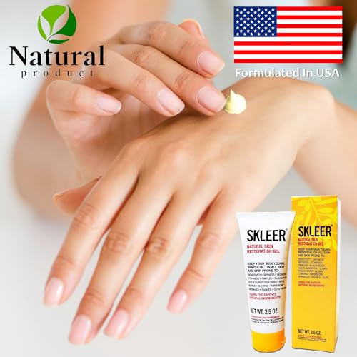 Natural Skin Restoration Gel - All Skin Types - For Better Looking Skin (1 Ounce (Pack of 1))