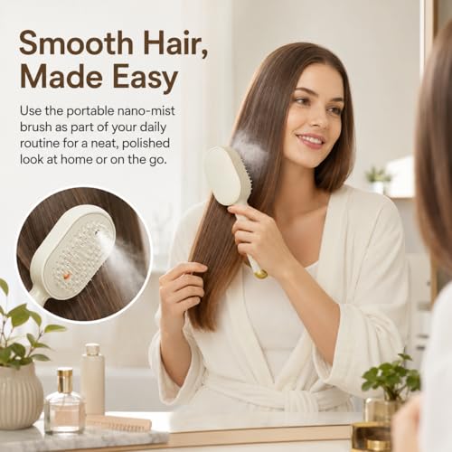 Electric Spray Hair Brush with Air Cushion Bristles (2-Pack)