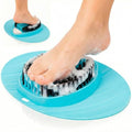 Shower Foot Scrubber with Pumice Stone - Exfoliating Foot Cleaner