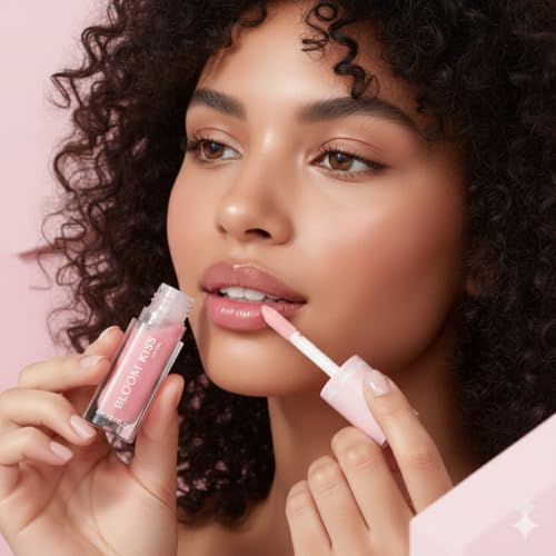 Miss Lil USA Bloom Kiss Lip Oil - Nourishing High-Shine Gloss