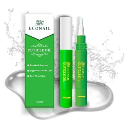 Cuticle Oil Pen x2 pcs, Nourishing Jojoba & Peach Scent for Enhanced Nail Growth and Strength, Portable Nail Oil Care £¨7mlx2£©