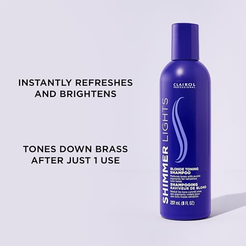 Clairol Shimmer Lights Purple Shampoo for Blonde & Silver Hair